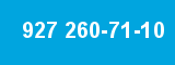 927 260-71-10 927 260-71-10